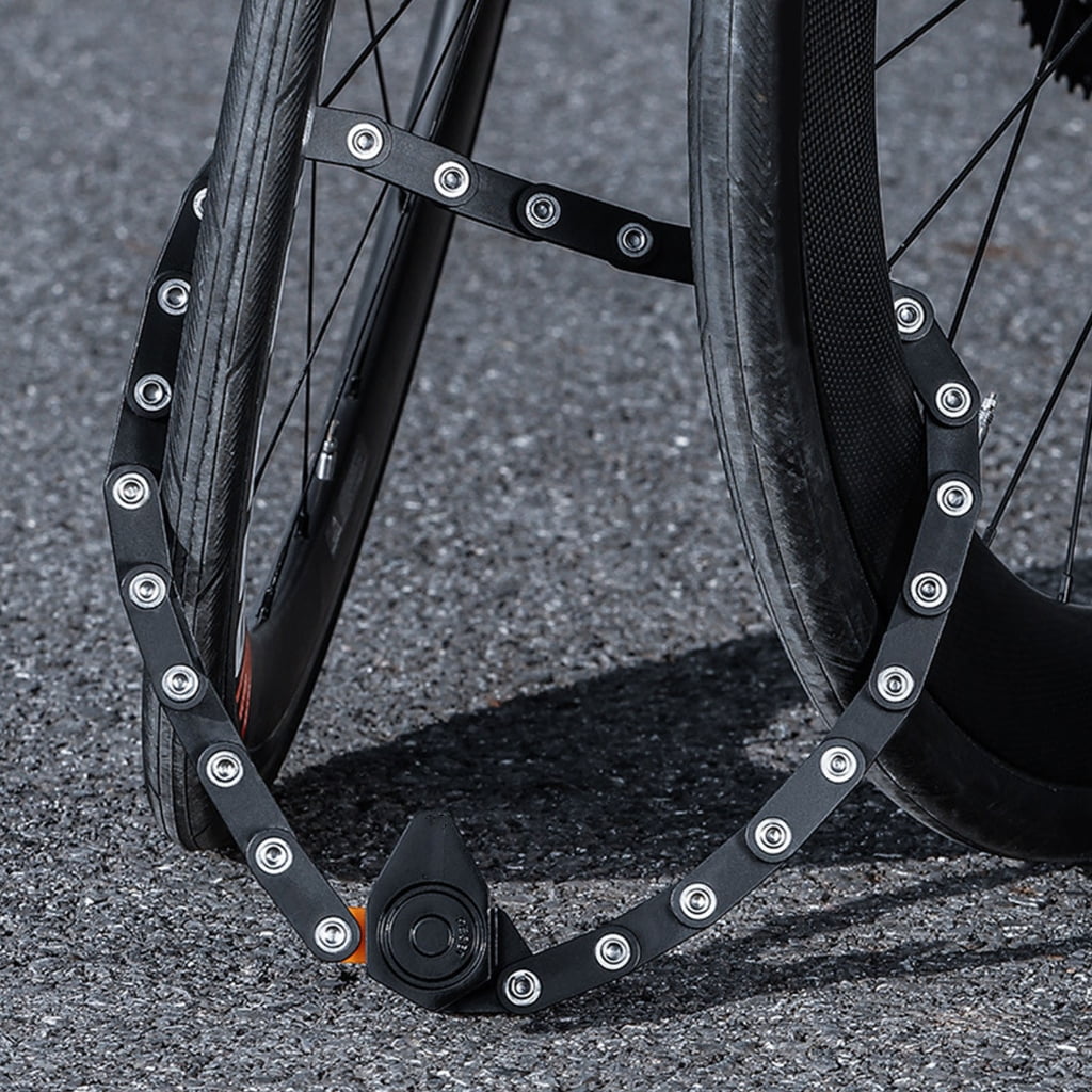 Keyless Folding Bike Lock Durability Chain for Motorcycle Fence Gate Security