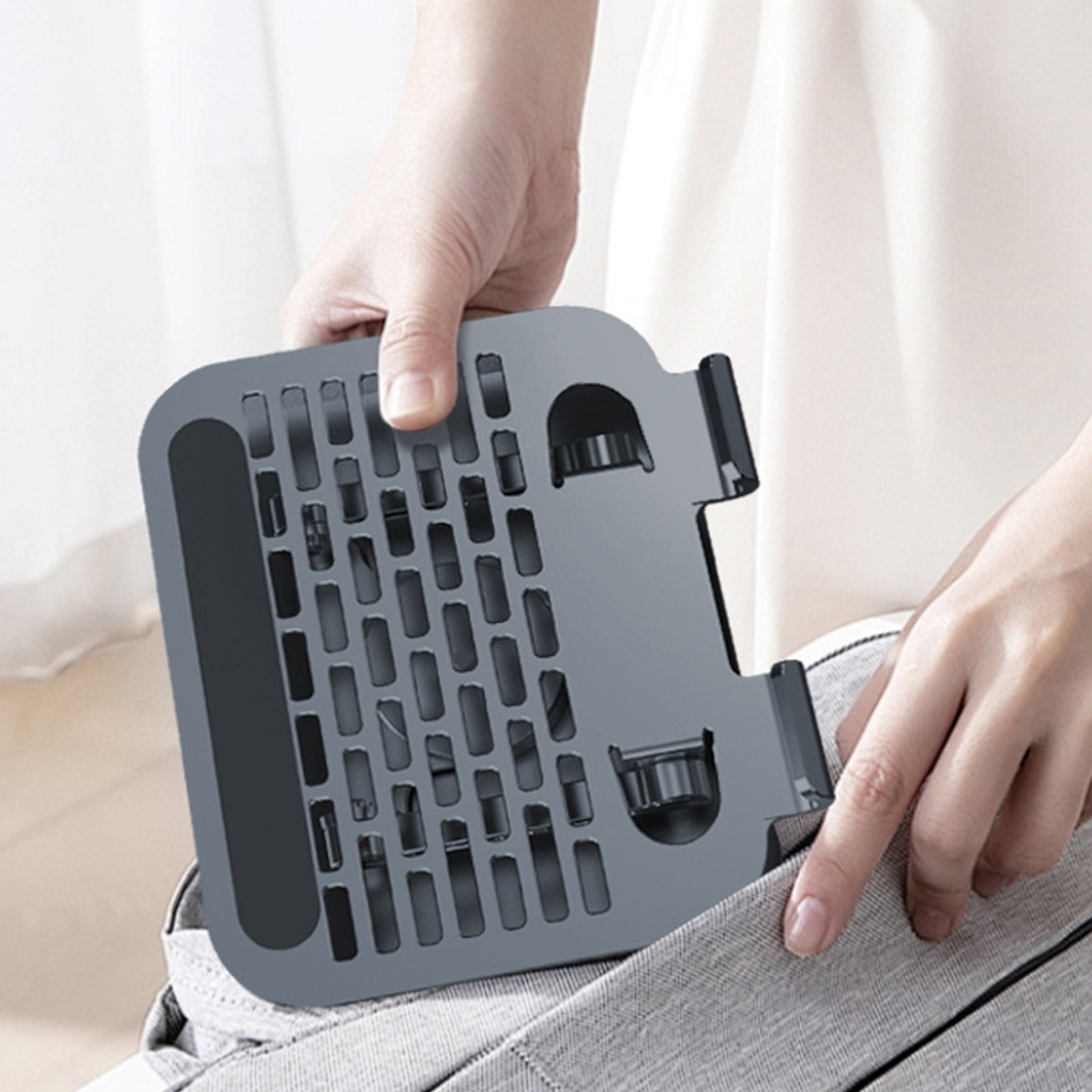 Adjustable Laptop Stand for Desk Metal Foldable Laptop Stand Portable Holder Mount Cooling Computer Notebook