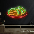 thumbnail image 4 of Glowneon Tostadas Neon Sign, Tostada Mexico Led Sign, Mexico Food Art, 4 of 5