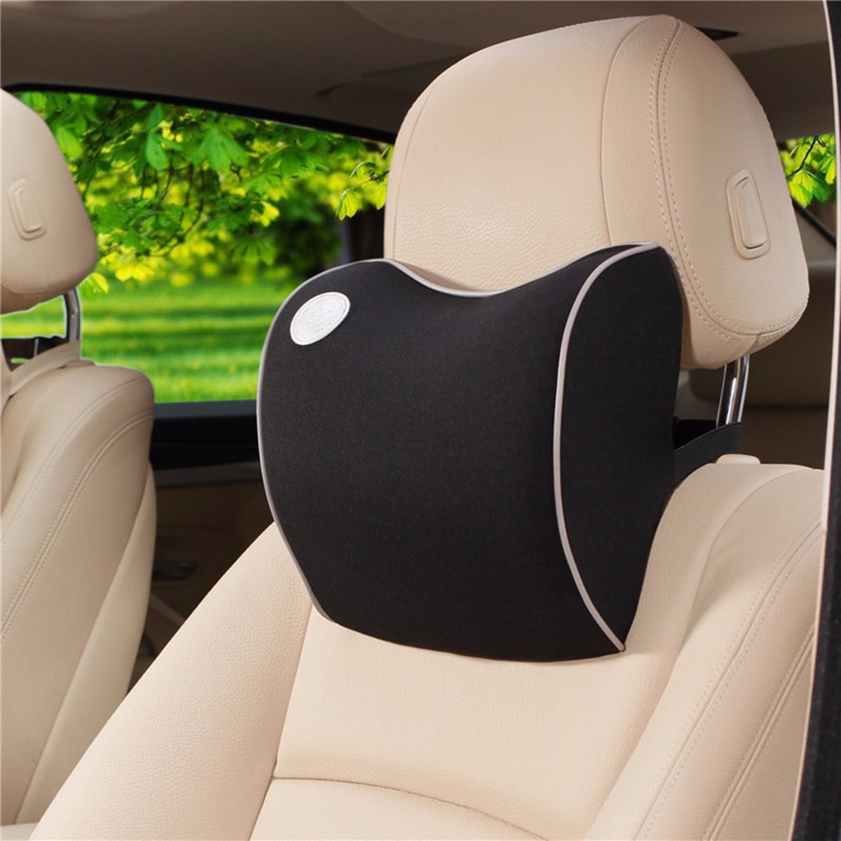 Auto Car Seat Headrest Pad Memory Foam Pillow Head Neck Rest