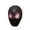 Black A, variant on Superhero Hero Hood Mask, Elastic Cosplay Headgear with Funny Design for Adult Costume Fun & Themed Party Events (Electric Blinking + Remote Control + Charging Cable + Gift Box)