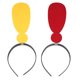 thumbnail image 1 of KAKOWELY 2 diademas divertidas con signo de exclamación para fiestas, cosplay y fotomatón. Accesorios novedosos para el cabello para mujeres y niños., 1 of 5