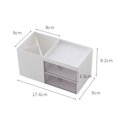 thumbnail image 5 of Caja de almacenamiento Caja de almacenamiento de escritorio de dos cajones (rosa）, 5 of 5