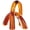 Orange Arch Abstract Abstract S/2 9", 5"H, variant on 9", 5"H Blue Glass Arch Abstract Sculpture with Clear Accents, by DecMode (2 Count)