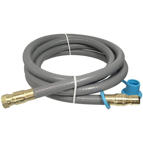 M.B. Sturgis Inc. 1/2" ID Natural Gas BBQ Grill Quick Disconnect Gas Connector (25 Feet)