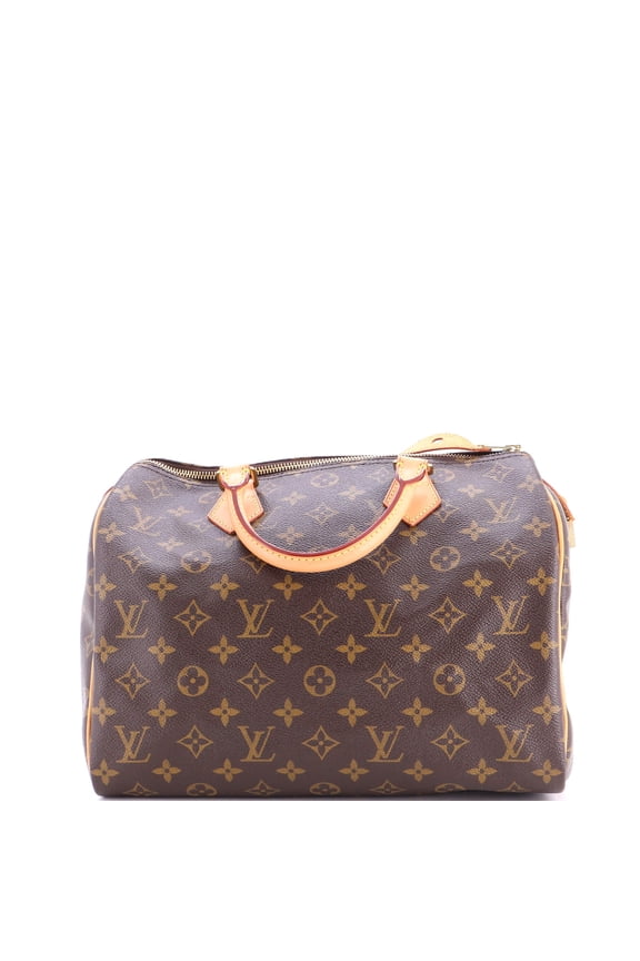 Pre-Owned Speedy Handbag Monogram Canvas 30 By Rebag