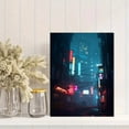 thumbnail image 2 of Qisvanset 12x16 Inch Surreal Train Landscape Canvas Print Wall Art, 2 of 5