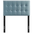 thumbnail image 5 of Modway Lily Biscuit Tufted Twin Performance Velvet Headboard in Light Blue, 5 of 5