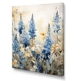 thumbnail image 2 of Designart "Graceful Blue Bonnets Field II" Blue Bonnets Wall Art Living Room, 2 of 7