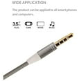 thumbnail image 4 of MINISO CD Pattern Hi-Fi Stereo In-ear Aluminium Earphones (Grey) for Android iOS mobiles phones with HD Sound, in-line mic & 3.5mm Jack Wired Earphones, 4 of 7
