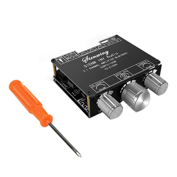 50Wx2 100W -E100H 2.1 Hi-Lo Subwoofer TPA3116 Portable Convenient Channel Bluetooth Audio Amplifier Board Module