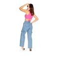 thumbnail image 3 of Pantalon cargo de mujer jeanswest 9418H azul 11, 3 of 4