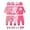 Pink, variant on KIMI BEAR Newborn Baby Girls Layette Set 4 Packs 0-3 Months Winter Clothes Outfits Long Sleeves Romper Top Pants Gloves Hats 16 Piece Essentials Accessories Clothing Gift Sets Pink