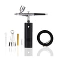 thumbnail image 1 of Mini Aérographe Sans Fil avec Kit de Compresseur Pistolet à Haute Pression pour Coloriage de Gâteaux Modèles Peintures Tatouages, Soufflage Unique, 1 of 7
