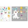 thumbnail image 2 of JJKBVCLO Rabbit Glass Sticker Decal Holiday Decorations Spring Kids Room Home Kitchen Decor, 2 of 7