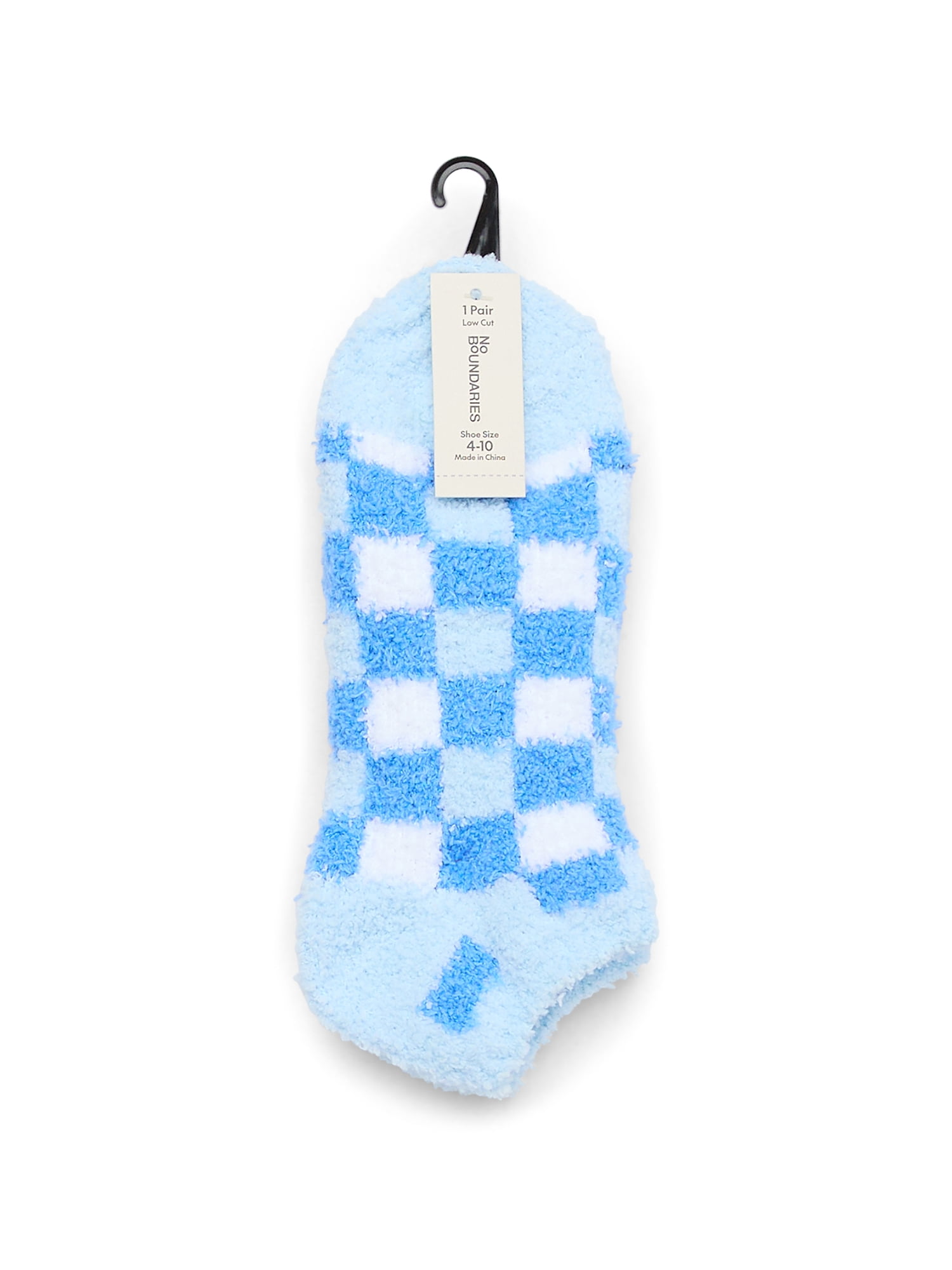 No Boundaries Low Cut Cozy Socks, 1-Pack, Women's, Size 4-10