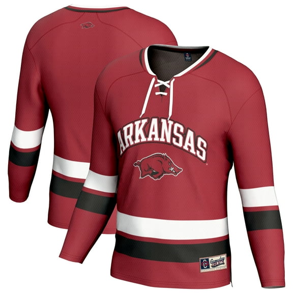 Youth GameDay Greats Cardinal Arkansas Razorbacks Spirit Hockey Jersey