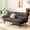 Deep Gray, variant on 71" Convertible Futon Sofa Bed, Reclining Sleeper Couch with Memory Foam, Modern Folding Loveseat for Small Spaces, Office & Apartment