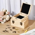 thumbnail image 5 of DIY 30Pcs Jewelry Box Latch Hook Clasp Jewelry Box Hardware Jewelry Right Latch Hook Hasp Swing Arm Lock Clasp with 120pcs Replacement Screws for Jewelry Box Cabinet -6 Colors DIY, 5 of 8