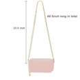 thumbnail image 4 of Womens Wristlet Wallet Clutch Purse Crossbody Bag with Chain Strap, 4 of 6