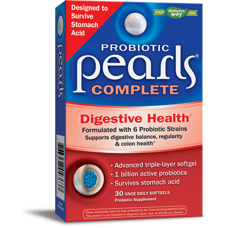 Enzymatic Therapy Probiotic Pearls Complete Digestive Health Supplements 30 (Best Digestive Health Products)