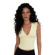 thumbnail image 1 of Camisetas sin mangas de verano para mujer, con estampado de lunares a la moda o color liso, corte ajustado, escote en V profundo, ideales para salir., 1 of 7