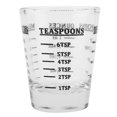 thumbnail image 2 of Small Glass Measuring Cup oz/ml/teaspoon/tablespoon 4 Scales 1 Ounce 30ml Kitchen Tool, 2 of 4