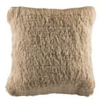 thumbnail image 3 of SAFAVIEH Cali Shag Solid Plush Pillow, 12" x 20", Beige, 3 of 3