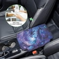 thumbnail image 5 of Renewold Dolphin Galaxy Auto Center Console Pad Non-slip Armrest Cover Cushion Lid Wear-Resistant Arm Rest Cushion Protector for Car Seat Organizer Universal Fit for Most Vehicles, 5 of 9