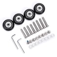 thumbnail image 1 of OwnMy Roues de Remplacement pour Valise 40mm x 18mm Roues Pivotantes en Caoutchouc Kits de Réparation Roulements un Ensemble de 4, 1 of 5