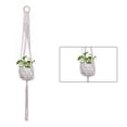 thumbnail image 2 of Inteprter Colgador de macramé hecho a mano para plantas, colgador de macetas para plantas de interior y exterior Jardín y Patio No.27, 2 of 6
