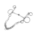 thumbnail image 1 of 5'' Broca de Acero Inoxidable Macarena con Cadena del Encintado y los Encintador Snaffle Pelham, 1 of 6