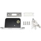 thumbnail image 5 of Juego de Cerradura de Puerta ANGGREK Accesorio de Puerta de Aleación de Zinc Negro Plata Cepillada, 5 of 8
