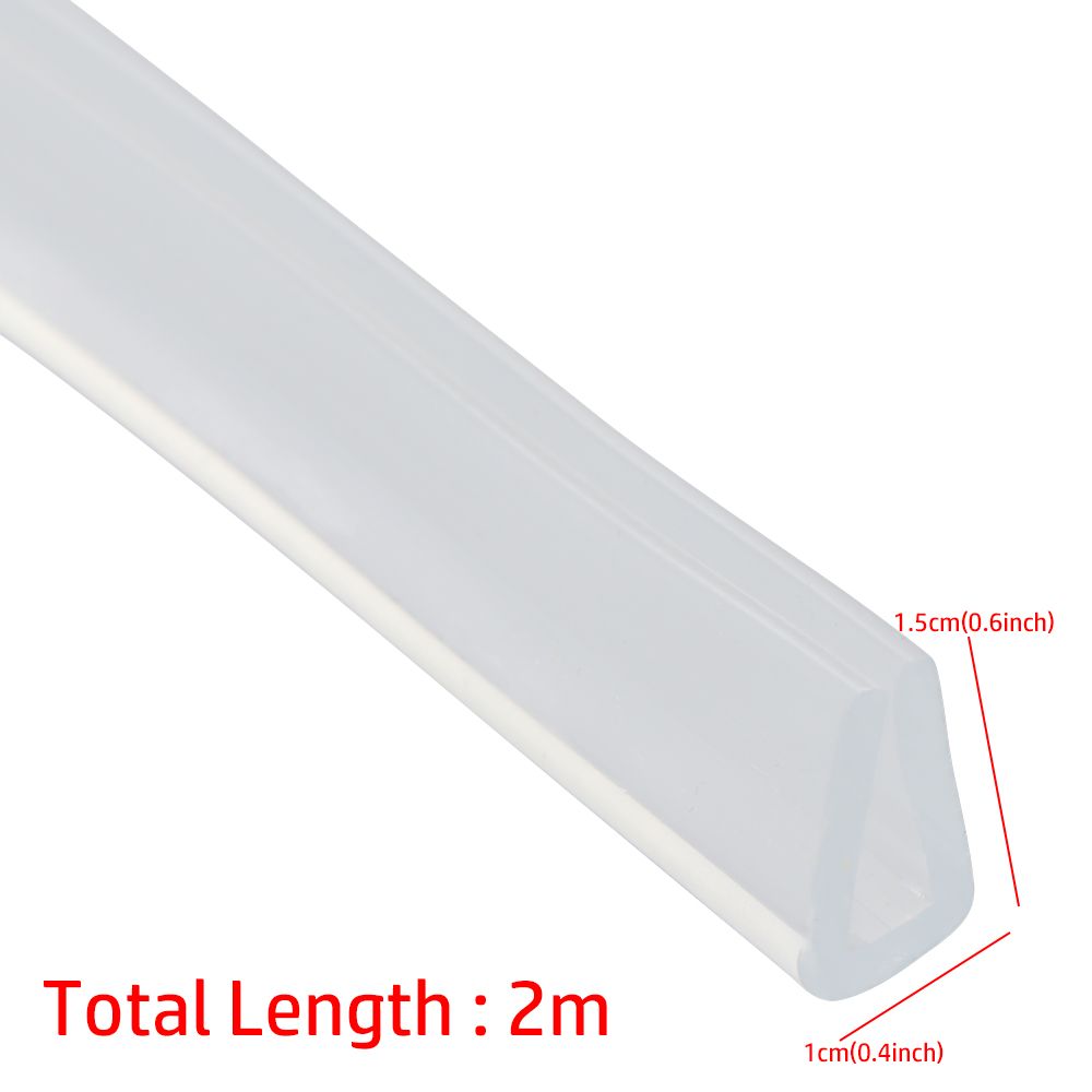 2 meters Useful Rubber UShaped Multiple Size Edge Guard Strip Shower Door Sealing Tape Edge