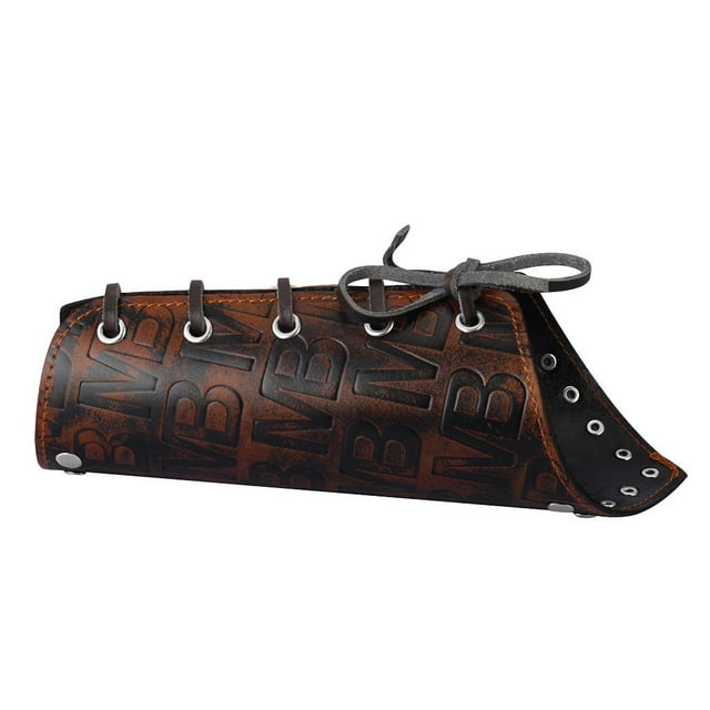 Cinturón de cuero de Roca Yinane Remaches de Metal Unisex con Cordones Brazalete