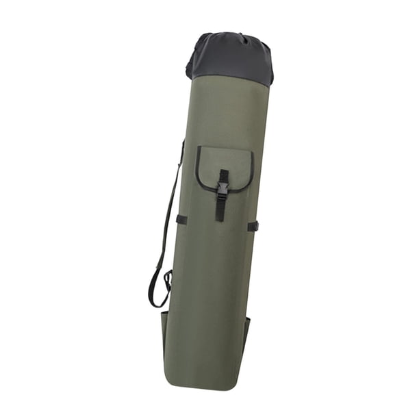 Bolsa para cañas de pescar, impermeable, resistente al desgaste, ligera y multiusos. Verde