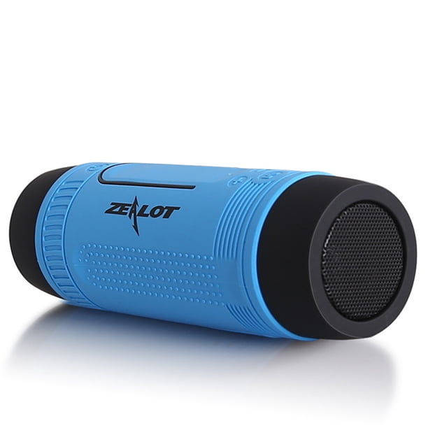 Altavoz estéreo inalámbrico con sonido, reproductor de voz, caja de altavoz, Bluetooth, LED, 4000 mAh, batería, Radio, reproductor de FM para ZEALOT S1 Inevent DZ2912-04B