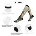 thumbnail image 5 of Lsque Sunshine Cloud Kitten Pattern Sport Compression Socks for Men & Women 15-20 mmHg Knee High Nurse Pregnant Running Medical and Travel Athletic, 5 of 6