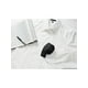 thumbnail image 4 of CORBATA DE HOMBRE AUTOATADA SÓLIDA INSPIRADA EN EL DÍA DEL PADRE, ACCESORIO DE CUELLO PLANO, CORBATAS DE PUNTO NEGRO, 4 of 5