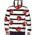 thumbnail image 6 of Bingfone Ladybugs On Black And White Striped1 Men'S Drawstring Hoodie Long Sleeve Pocket Sweatshirts-4x-Large, 6 of 9