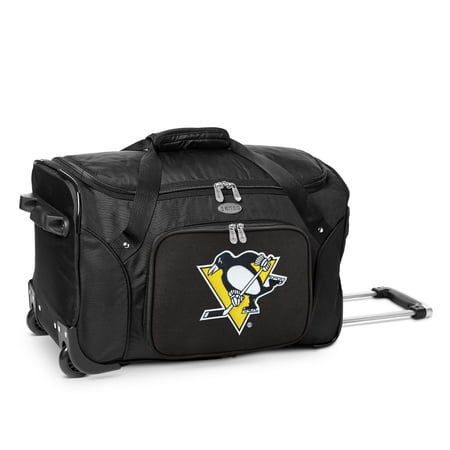 Denco NHL 22 Rolling Duffel Pittsburgh Penguins