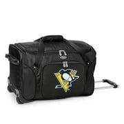Denco NHL 22" Rolling Duffel, Pittsburgh Penguins