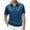 Blue, variant on COSFO Short Sleeve Polo T Shirts for Men with Pocket Cotton Golf Tops Collared Slim Fit Pullover Performance Mens Classic T-Shirt