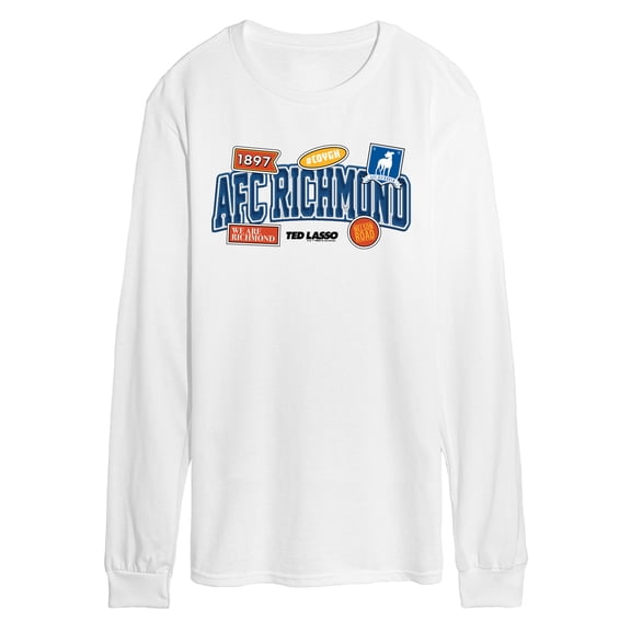 Ted Lasso - AFC Richmond Patch - Men's Long Sleeve Graphic T-Shirt