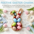 thumbnail image 3 of RVKXHD Easter Farmhouse Bunny Serving Tray, Rabbit Shaped Charcuterie Board, Reusable Food Serving Plate Party Platter for Snacks Fruits Candies Cheese, Versatile Snack Organizer, 3 of 9