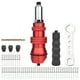 thumbnail image 5 of Adaptador de remachadora de taladro Inserto automático Herramienta de tuerca de inserción roscada Herramientas eléctricas de Adaptador de pistola 1 juego y tuerca de taladro. CUTICAT accesorio de taladro de remache, 5 of 6
