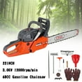 thumbnail image 2 of 22" 68CC Gasoline Chainsaw Cutting Wood Gas Sawing Aluminum Crankcase Chain Saw, 2 of 9