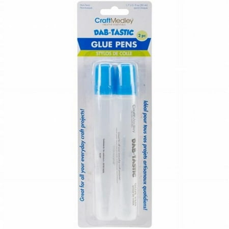 Dab-Tastic Glue Pens 2/Pkg- , Pk 6, Multicraft Imports