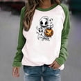 thumbnail image 1 of Wpawbk Chandail en Molleton Imprimé Halloween pour Femmes Col Rond Manches Longues Surdimensionné Doux Confortable Élégant, pour Femmes, Automne Printemps Hiver, Décontracté Rendez-Vous Fête Travail Maison Vacances, Mode Attrayante, 1 of 5