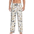 thumbnail image 1 of Balery I Love Dogs Pantalones de pijama para hombre, pijama ultraligero, pantalón de descanso-Large, 1 of 6
